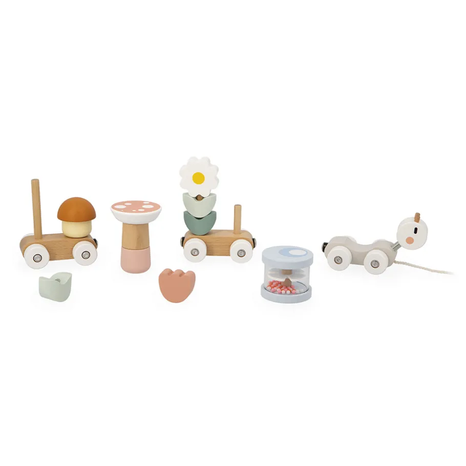 Janod Train à Tirer Sweet Cocoon* Formes & Couleurs|Jouets Magnétiques
