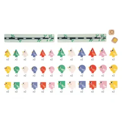 Janod Tri des Formes, Couleurs et Tailles - Les Oiseaux* Jeux Éducatifs Maternelle|Jeux Éducatifs Science & Géographie