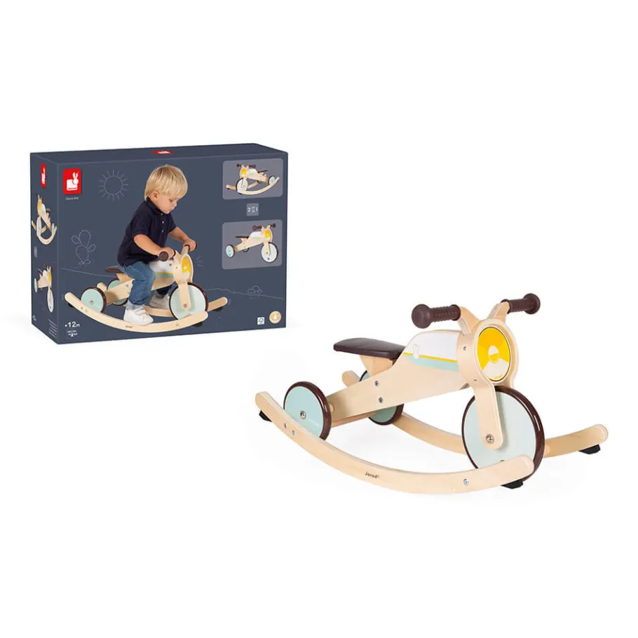 Janod Tricycle 2 en 1 à bascule* Draisiennes & Accessoires|Jouets À Bascule, Porteurs & Chariots