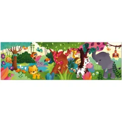 Janod Valisette puzzle panoramique Jungle 36 pièces* Puzzles 20 À 49 Pièces