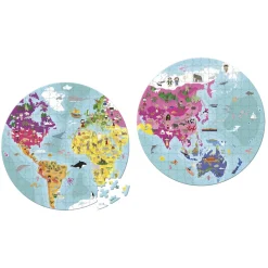 Janod Valisette Puzzle 'Planète Bleue' 208 pièces* Puzzles Éducatifs|Puzzles 150 À 499 Pièces