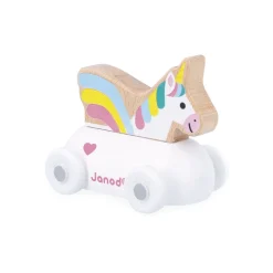Janod Voiture licorne en bois Royaume enchanté - Cross Roads* Véhicules, Garages & Voitures|Trains & Véhicules